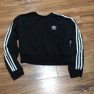 Adidas Crop sweatshirt Black